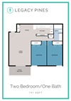 Two Bedroom, One Bath